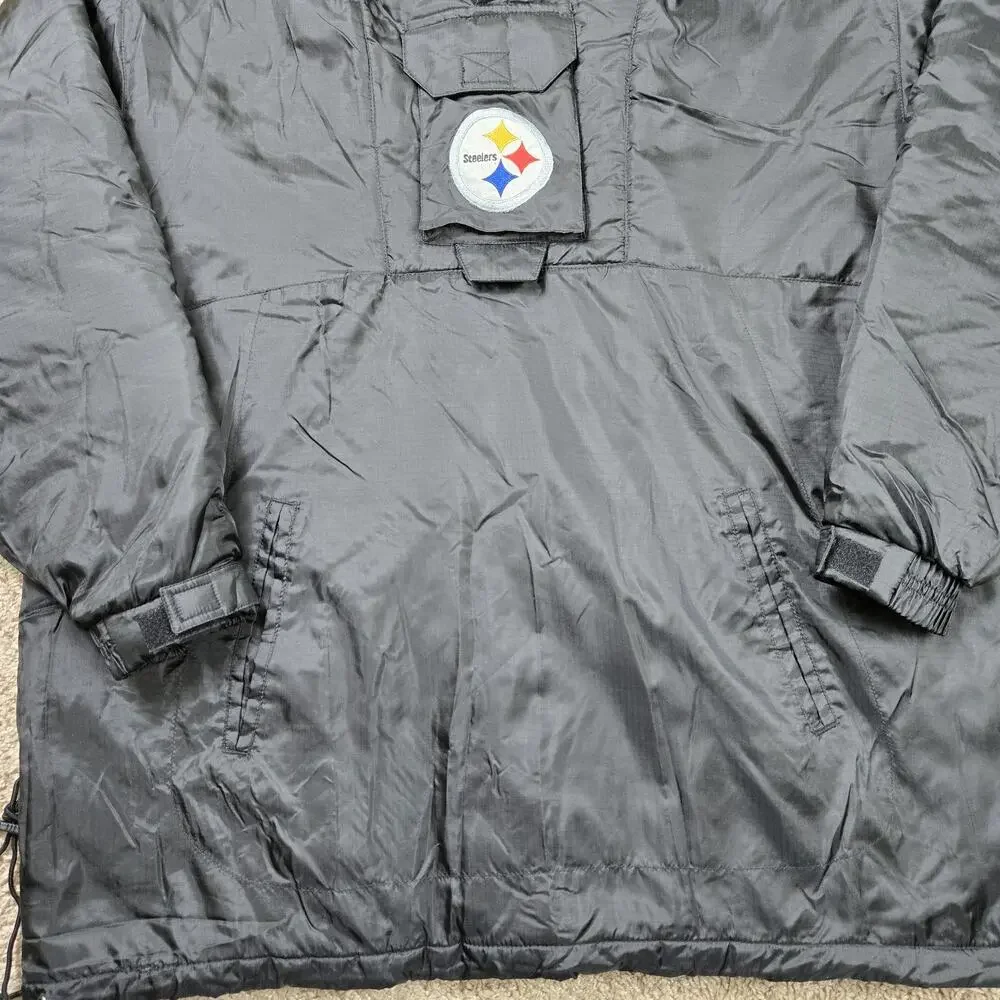 Pittsburgh Steelers Jacket Pullover Retro Vintage By Game Day Phenom XL??